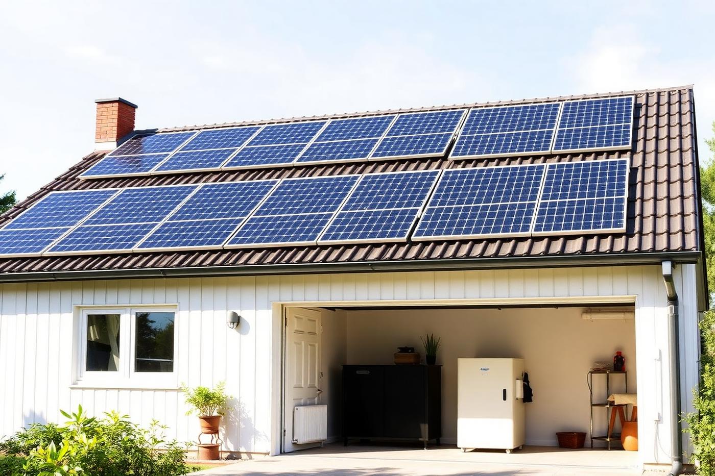 Solceller och batterilagring